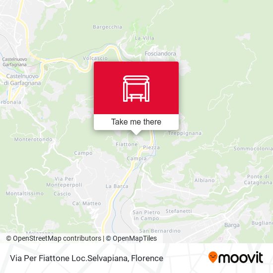 Via Per Fiattone Loc.Selvapiana map