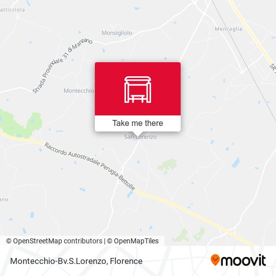 Montecchio-Bv.S.Lorenzo map