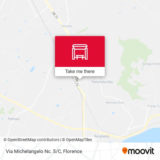 Via Michelangelo Nc. 5/C map