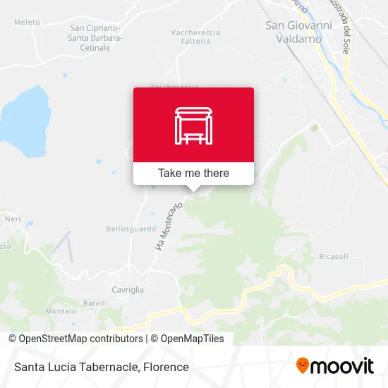 Santa Lucia Tabernacle map