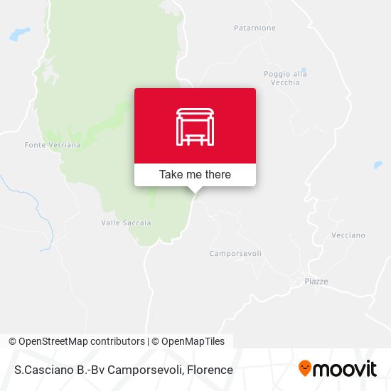 S.Casciano B.-Bv Camporsevoli map