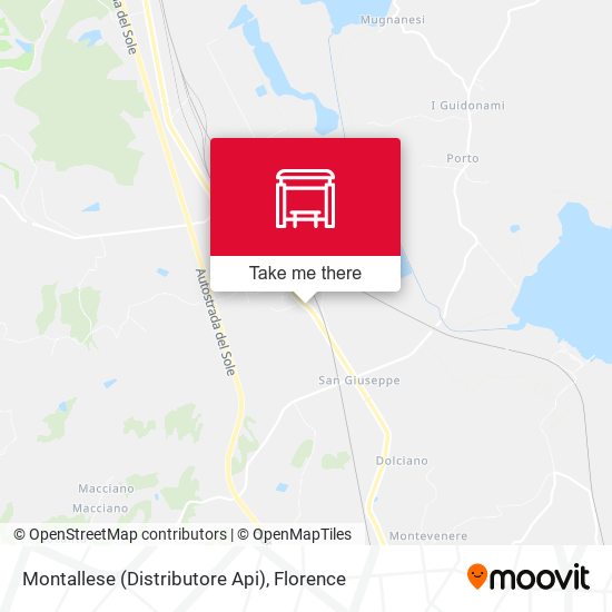 Montallese (Distributore Api) map