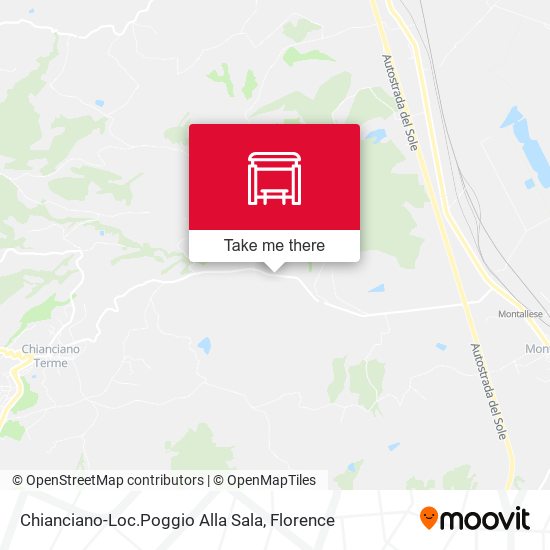 Chianciano-Loc.Poggio Alla Sala map