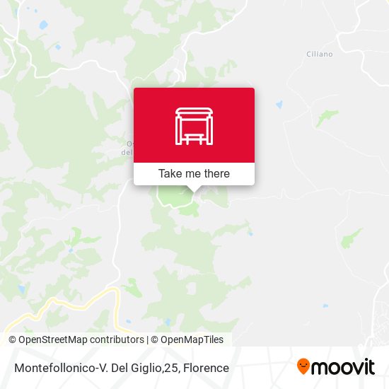 Montefollonico-V. Del Giglio,25 map