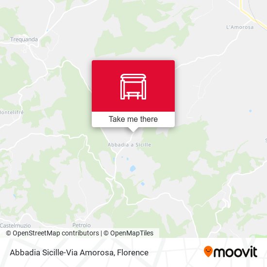 Abbadia Sicille-Via Amorosa map