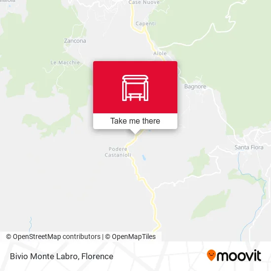 Bivio Monte Labro map