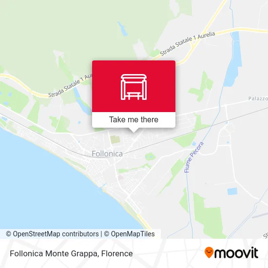 Follonica Monte Grappa map