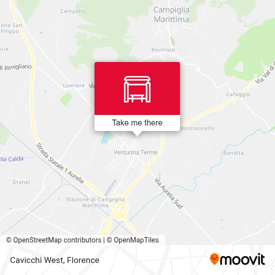 Cavicchi West map