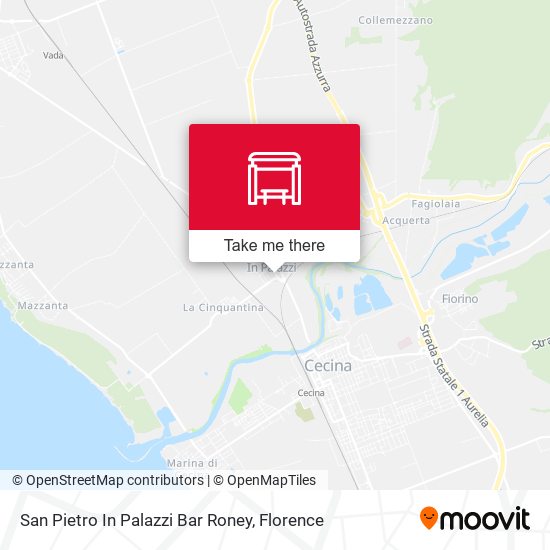 San Pietro In Palazzi Bar Roney map