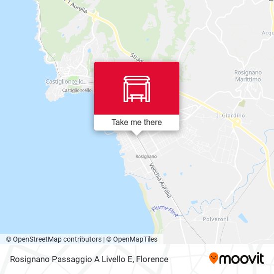 Rosignano Passaggio A Livello E map