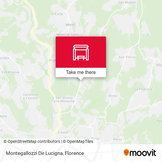 Montegallozzi Dir.Lucigna map