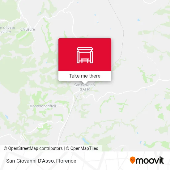 San Giovanni D'Asso map