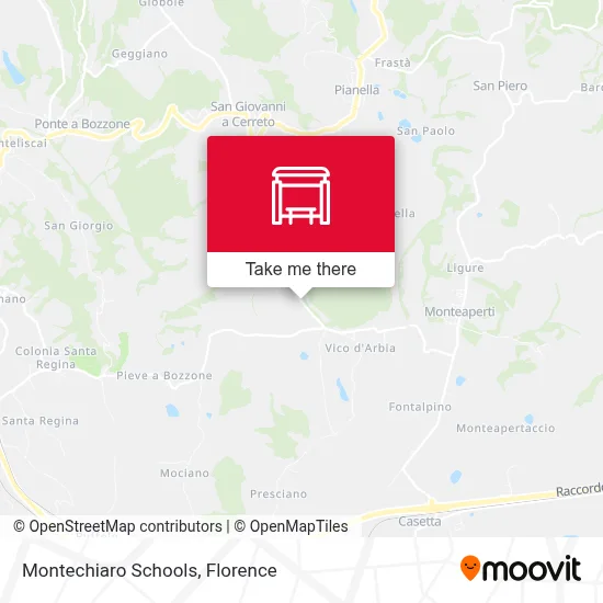 Montechiaro Schools map