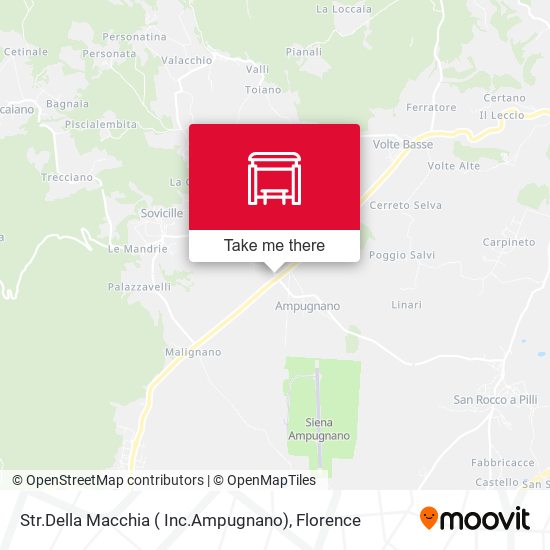 Str.Della Macchia ( Inc.Ampugnano) map