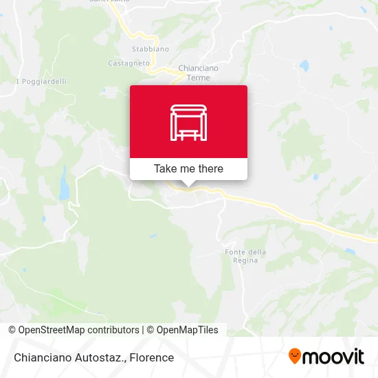 Chianciano Autostaz. map