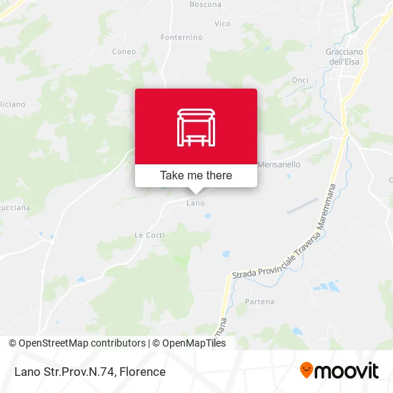 Lano Str.Prov.N.74 map
