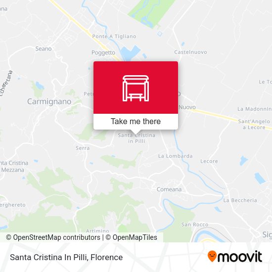 Santa Cristina In Pilli map