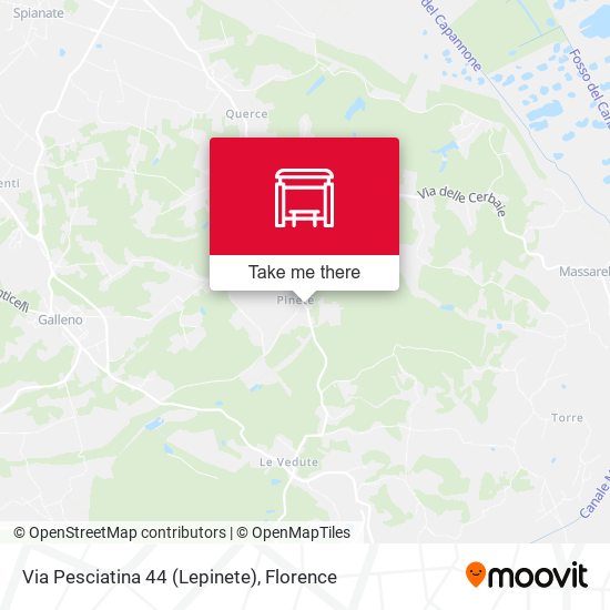 Via Pesciatina 44 (Lepinete) map