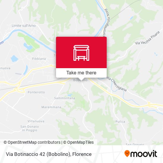 Via Botinaccio 42 (Bobolino) map