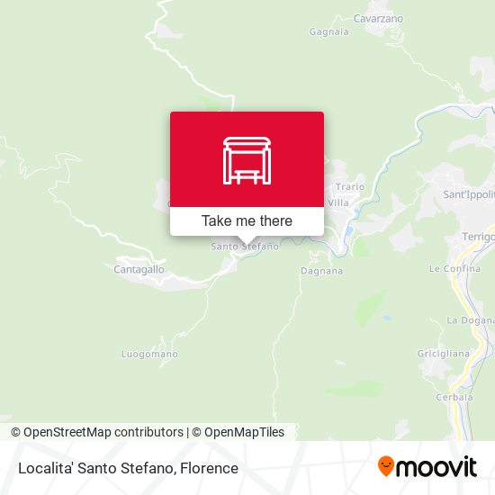 Localita' Santo Stefano map