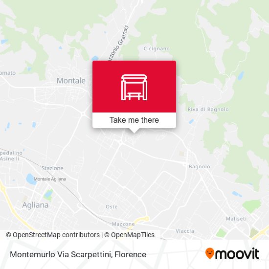 Montemurlo Via Scarpettini map