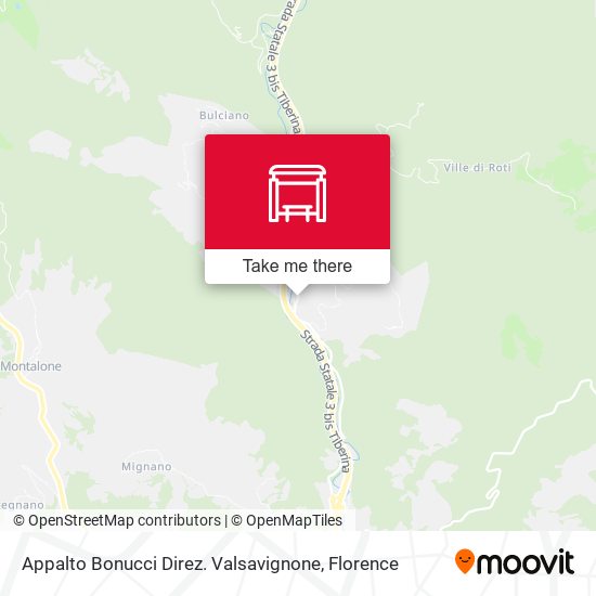 Appalto Bonucci Direz. Valsavignone map