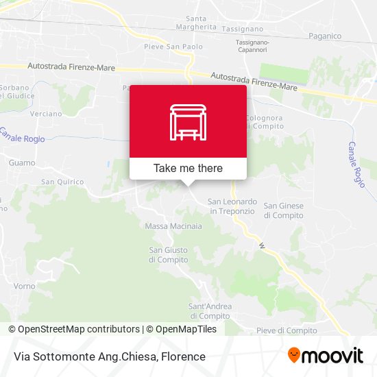 Via Sottomonte Ang.Chiesa map