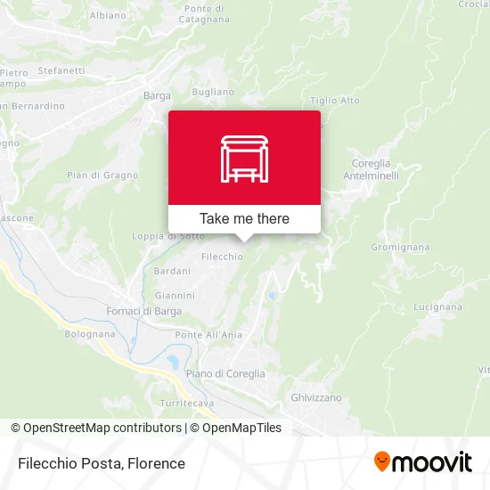 Filecchio Posta map