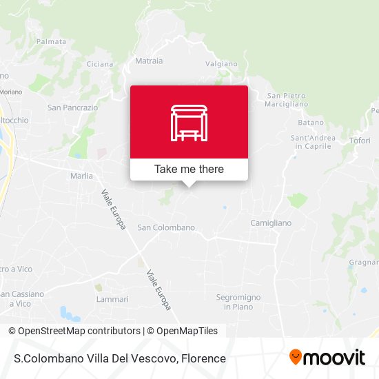 S.Colombano Villa Del Vescovo map