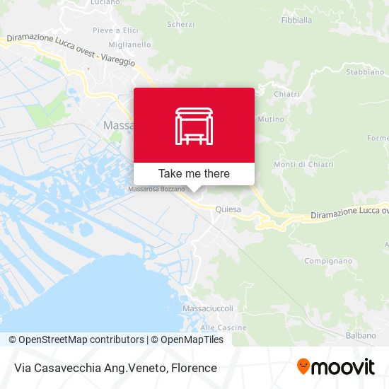 Via Casavecchia Ang.Veneto map