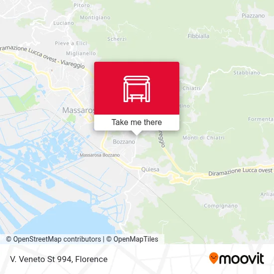 V. Veneto St 994 map