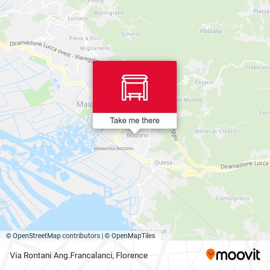 Via Rontani Ang.Francalanci map