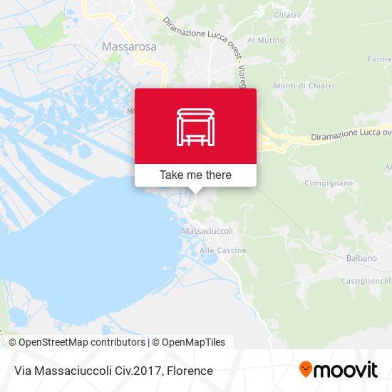 Via Massaciuccoli Civ.2017 map