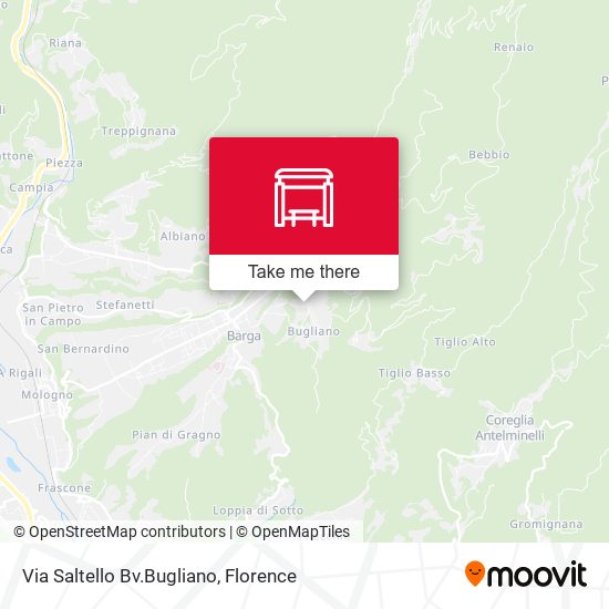 Via Saltello Bv.Bugliano map