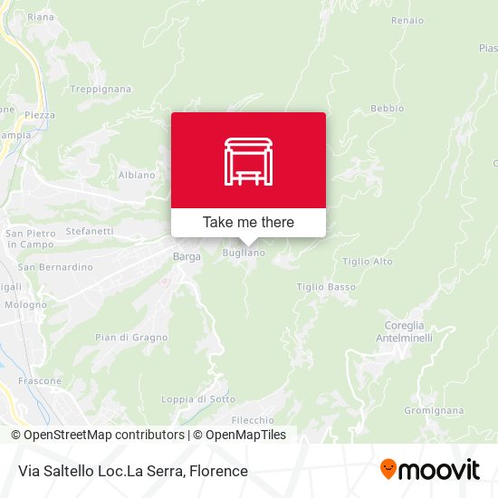 Via Saltello Loc.La Serra map