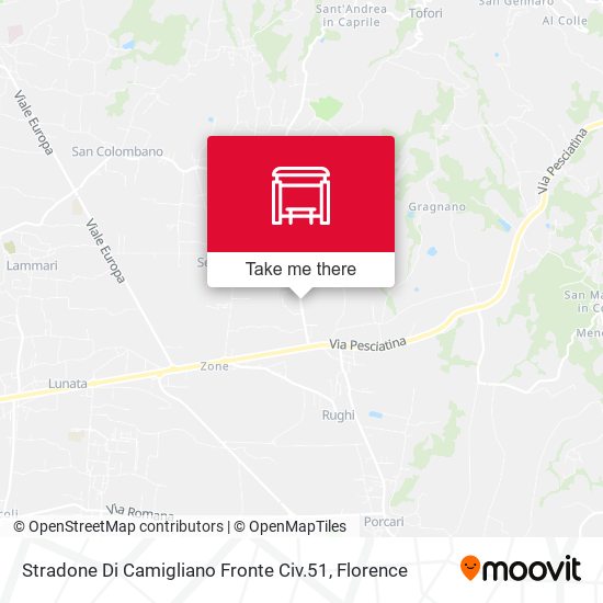 Stradone Di Camigliano Fronte Civ.51 map