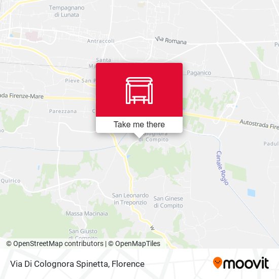 Via Di Colognora Spinetta map