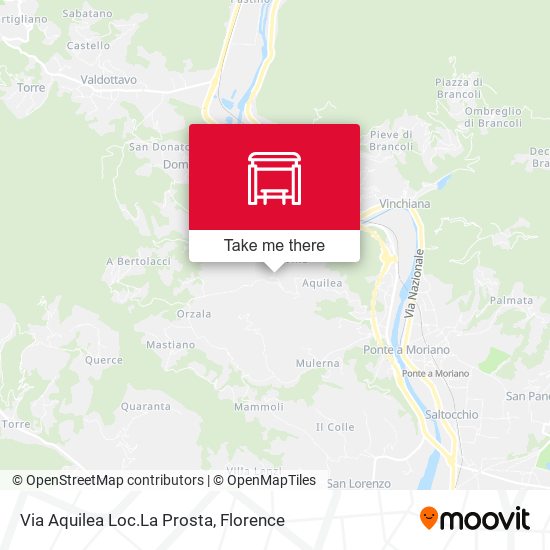 Via Aquilea Loc.La Prosta map