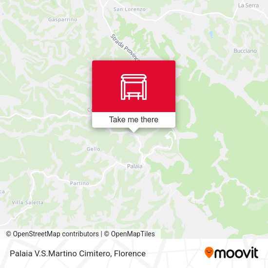 Palaia V.S.Martino Cimitero map