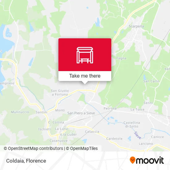 Coldaia map