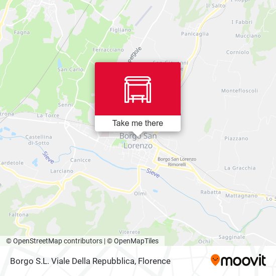 Borgo S.L. Viale Della Repubblica map