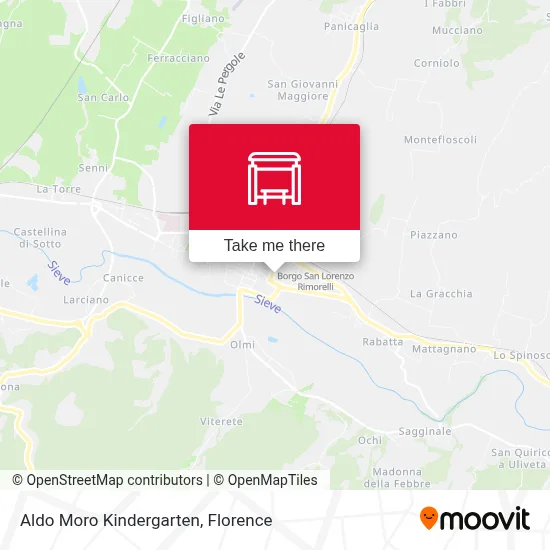 Aldo Moro Kindergarten map