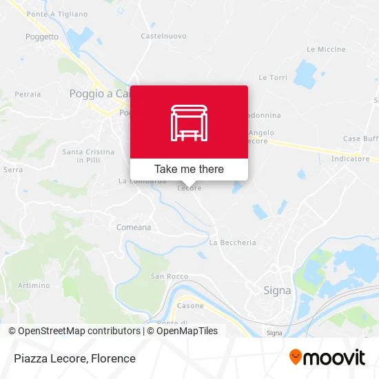 Piazza Lecore map