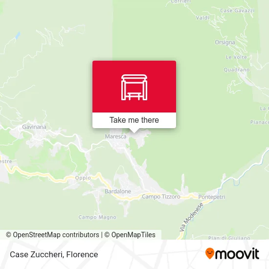 Case Zuccheri map
