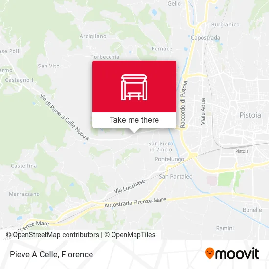 Pieve A Celle map