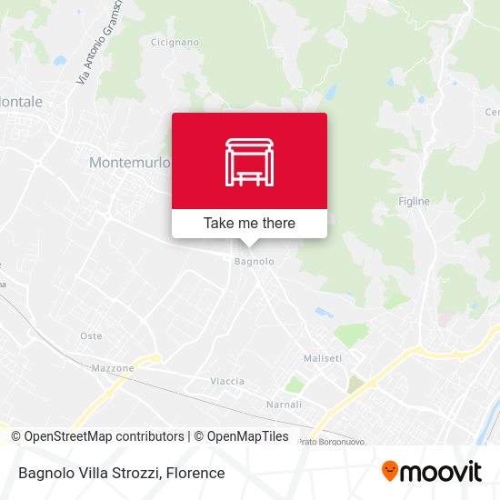 Bagnolo Villa Strozzi map