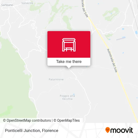 Ponticelli Junction map