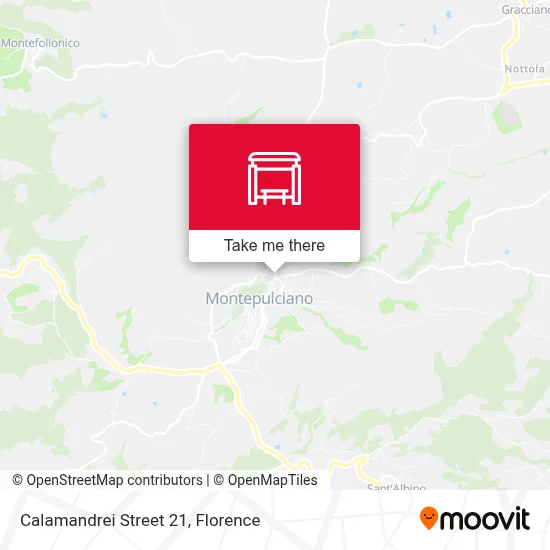 Calamandrei Street 21 map