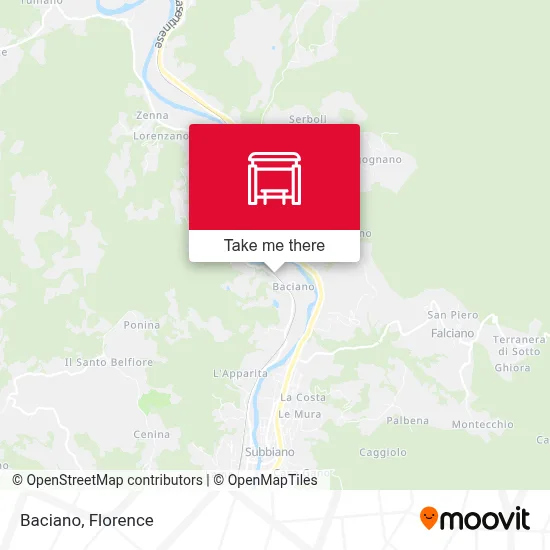 Baciano map