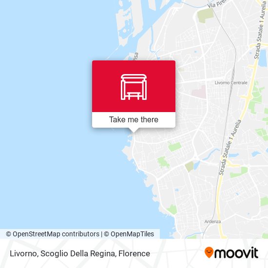 Livorno, Scoglio Della Regina map